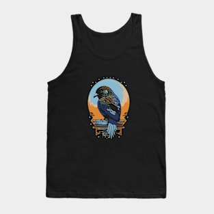 a bird's eye view from behind the back Tank Top